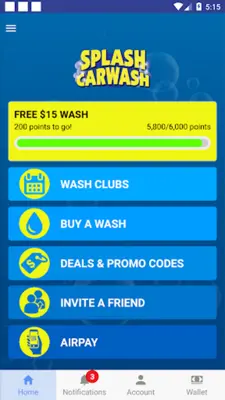 Splash Car Wash android App screenshot 2